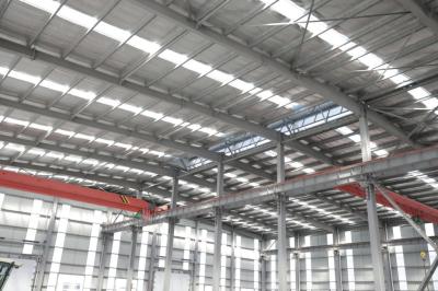 China Corrugated / Sandwich Panel Agricultural Steel Building With Windows Customizable for sale