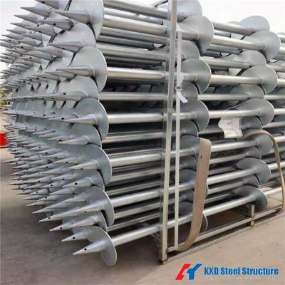 China Industrial Helix Blade Helical Tie Back Anchors Ground Bracket Solar Panel Ground Anchor for sale