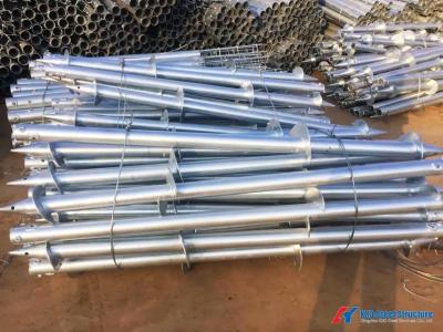 China Photovoltaic Ground Anchor Brackets Hot DIP Galvanized Ground Anchor Pile for sale