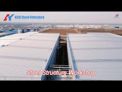 fast install prefab metal warehouse wind resistance with sandwich panel roof cladding