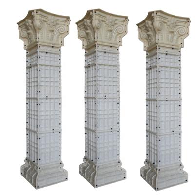 China High Accuracy Home Decorative Roman Pillar Mold Concrete Pillars Square Pillar Design for sale