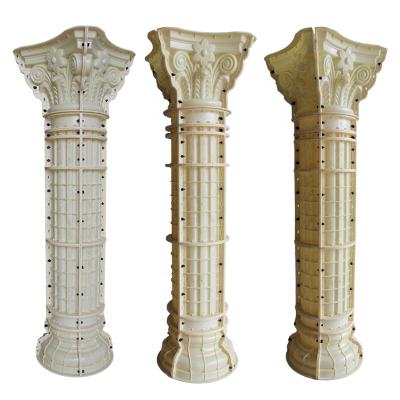 China Decoration Diameter 25cm Architectural Roman Concrete Columns Cast for sale