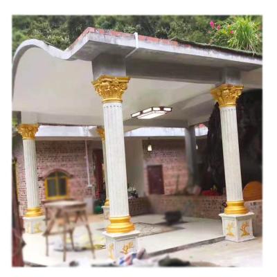 China Diameter 50cm Lightweight Decorative Roman Column Pillar Mold For Sale for sale