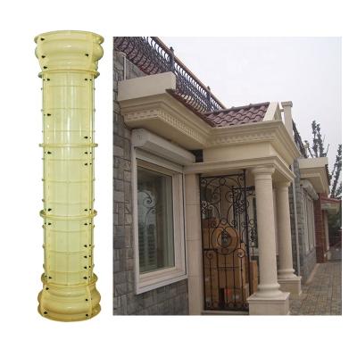 China Architectural Decoration Unique Decorative Concrete Plastic Pillar Molds for sale