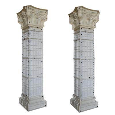 China Architectural Decoration Diameter 35cm Pillars Roman Column Molds For Sale for sale