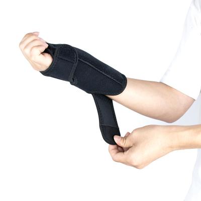 China Use for left and right aluminum bar inside wrist 2021 orthopedic wholesale new arrival wraps brace wrist splint for carpal tunnel for sale