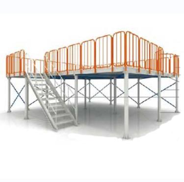 China Corrosion Protection Heavy Duty easily assembly Warehouse Mezzanine Shelves Steel Platform Supplier for sale