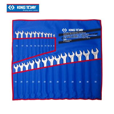 China KING TONY 24 PCS Combination Wrench Ultralight Long 6-32 Mm Car Repair Wrench Set 12B4MRN for sale