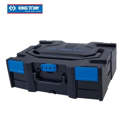 China KING TONY Tool Box DIY Tool Box 87405-2 Modular Stacking Box 456x372x155mm Tool Storage for sale