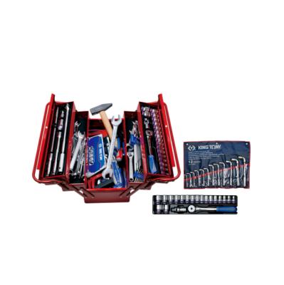 China Mechanic KING TONY 88 PCS Combination Mechanical Tool Box Set Tool Kits 902-089MR01 for sale