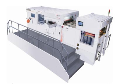 China Automatic Flat Bed Industrial Die Cutting Machine Max Paper Size 800 X 620 Mm for sale