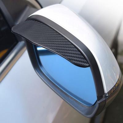 China High Quality Flexible Carbon Fiber Stype PVC Car Side Mirror Sun Shade Durable Easy Use Rain Guard for sale