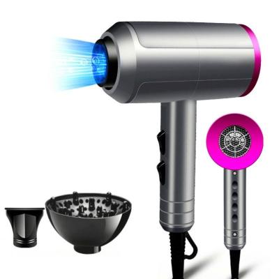 China Travel Salon Ionic High Quality Silent Plastic Foldable Hair Dryer for sale