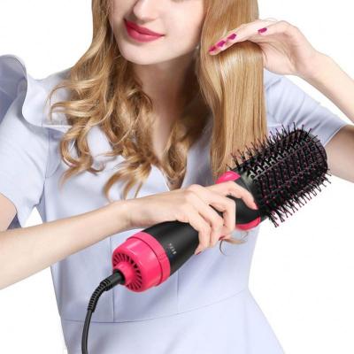 China 3 in1 Top Quality Ionic Styling Hot Hair Straightener One Step Hair Dryer Volumizer Airbrush Hair Dryer Brush for sale