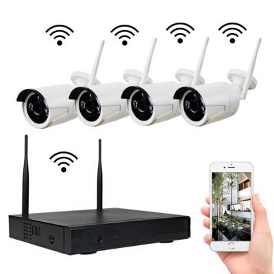 China Indoor Outdoor CCTV Security 3.0MP IP Camera WIFI Night Vision Motion Detection 4ch 8ch 3MP 5MP Wireless NVR Kit Camera P2P IR CCTV System for sale