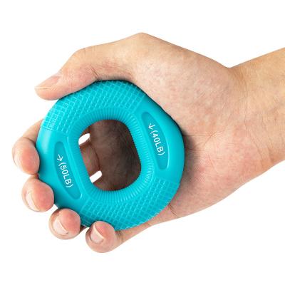 China Dual Wrist Exerciser Finger Exerciser Rehabilitation Strength Grip Silicone Grip Trainer for sale