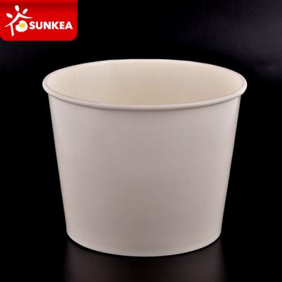 China Biodegradable Disposable Paper Grease Bucket for Hot Fried Chicken for sale