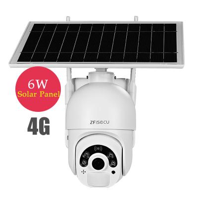 China High Quality Siren Camera 4G Solar Camera Built-in With Waterproof Battery 4g Battery Camera for sale