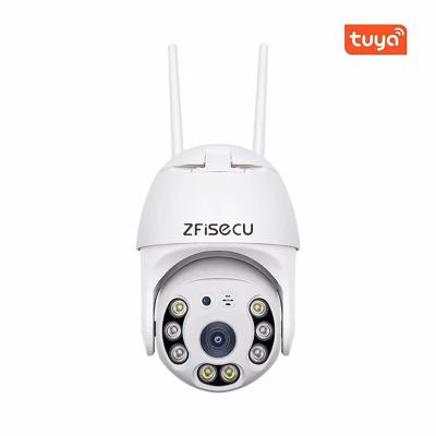 China Human Motion Tuya PTZ Camera 2.0MP WIFI Remote Control Outdoor Waterproof IP65 Use With 30m Night Vision tuya wifi camera for sale