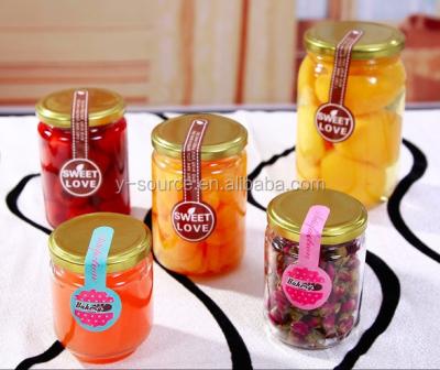 China 300ml stocked glass jar for candy storage glass jars for sale