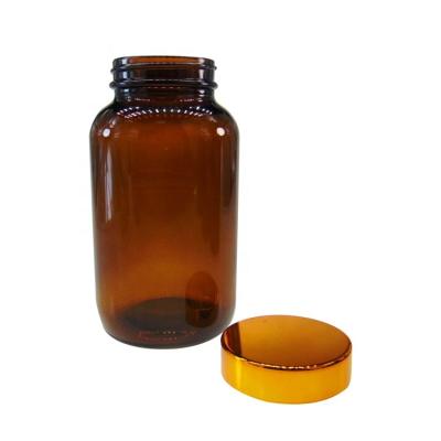 China Amber glass capsule/trochisc/sample/reagent jar health care medicine pill vitamin capsule bottles for sale