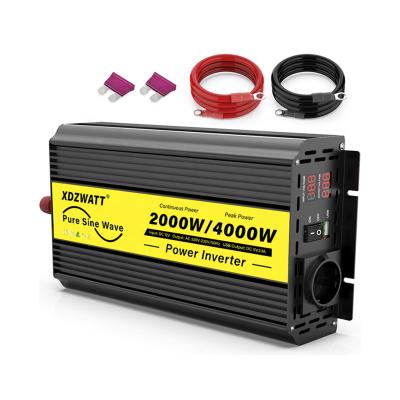 China Hot 1kw 1.5kw 2kw 3kw 3000w Inverters 12 Volt RV Pure Sine Wave Inverter TMh for sale