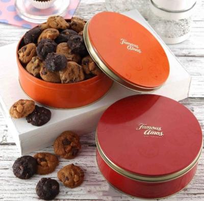 China Custom Fancy Square Tin Box Cookie Butter Tin Container Cookie Butter Cookies Luxury Food Metal Cake Tin Boxes Packaging for sale