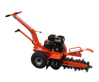 China Easy Operation Custom TUV CE Certificate High Efficient Super Quality 7 HP Gasoline 4.1KW Mini Chainsaw Trencher Machine Digger Small Trenchers for sale