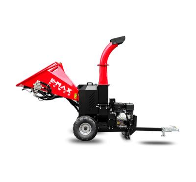 China Flexible TUV CE Approved Wood Chipper 15HP 420cc Gasoline Engine Electric Start or Pull Start Mini Wood Shredder Chipper Machine for sale