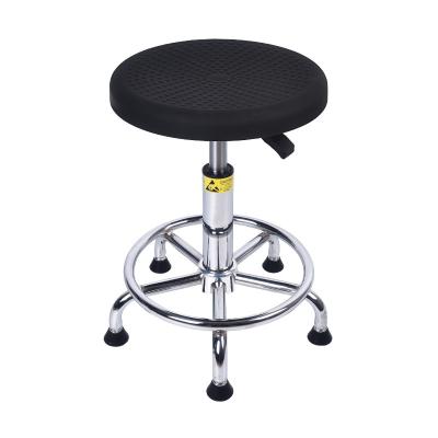 China Durable Made in China Top Quality Industrial Esd Stool for Lab Chair Antistatic PU Leather for sale