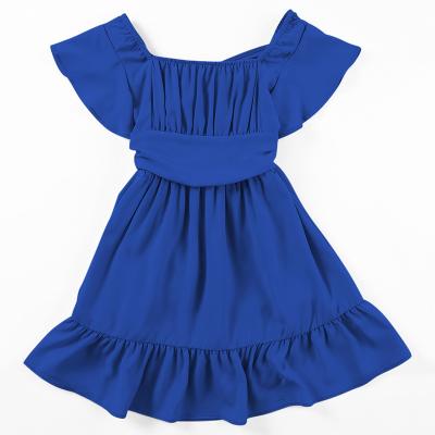 China Washable Children Clothing Wholesale Two Ways To Wear With Bow Decoration  Special Party Dress For Kids Girls From 4-13 Years Old Girls for sale