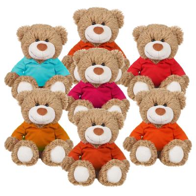 China Cute Stuffed Plush Teddy Bear Seller T-Shirt With Logo Custom Sublimation Teddy Bear Custom Toy for sale