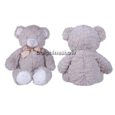 China Gray Baby Birthday Teddy Bear Promotional Cute Plush Soft Toy Custom Filled Plush Toys Soft Teddy Bear for sale