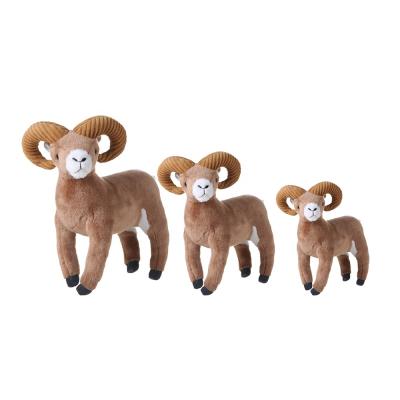 China Promotional Realistic Realistic Lamb Toys Stuffed Plush Goat Sheep Goat Plush Pillow Custom Stuffed Pillow Toys for sale