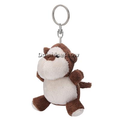 China Custom Cute Stuffed Soft Plush Monkey Toy Monkey Key Chain Plush Monkey Gift Small Soft Mini Toy Stuffed Toy for sale