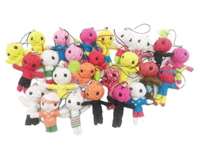 China Custom Mini Toy Wholesale Valentine Halloween Festival Gifts Voodoo Doll Mini Keychain for sale