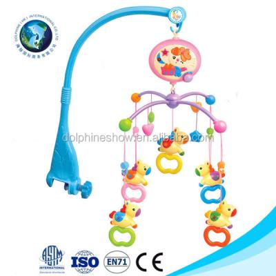 China Battery Operated Non-Toxic Crib Safety Musical Toy Plastic Mobile Baby Grow Hanging Toys Baby Mobile Play Bed Bell for sale