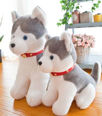 China One Piece Ready Husky Plush Toy Various Size Hotel And Resort Goods Plush Dog for sale