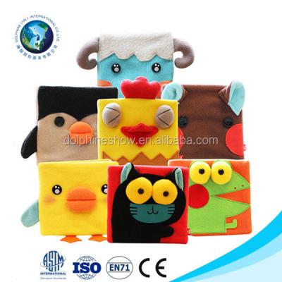 China Plush Cover New Design Kids School Stationary Ware Notebook Cute Animal Felt Desk for sale