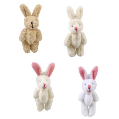 China Wholesale Soft Stuffed Animal Joint Stuffed Animal Toy Mini Stuffed Rabbit Toy With Joined Hand And Leg for sale