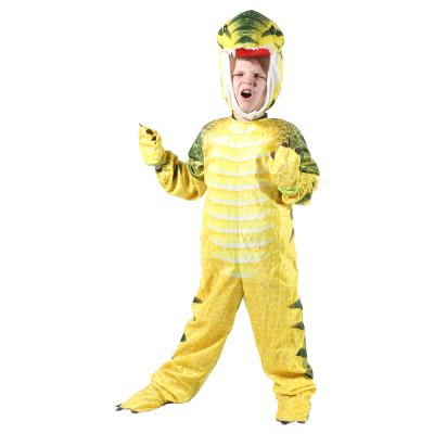 China 100% polyester low MOQ 1 piece 100% polyester inflatable kids dinosaur mascot costume for sale