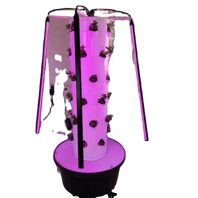 China FarmsHome Use Hydroponic Growing System For Leafy Vegetables Automatic Smart Tower Aeroponics System for sale