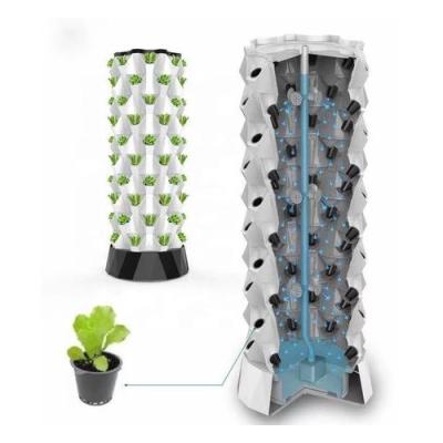 China FarmsHome Use 2021 Hot Sale System Garden Tower Pineapple Vertical Hydroponic Tower For Leafy Vegetables for sale