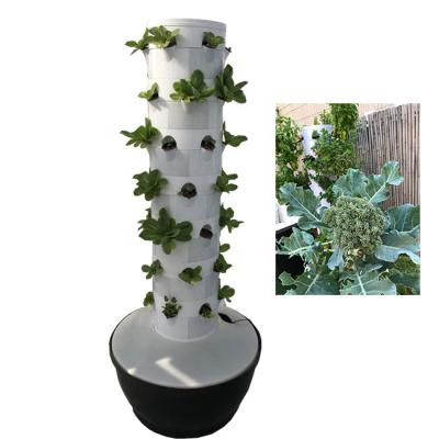 China FarmsHome Use For Sale Smart Indoor Hydroponic Garden Tower Kit Vertical Vegetable Garden Tower for sale