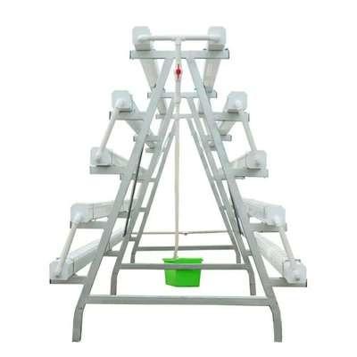 China Agriculture Planting NFT Indoor Hydroponic Channel Leafy Growing System Hydroponics Pipes PVC Channel for sale