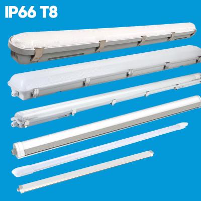 China Warehouse / Sports Stadiums / Residential Factory Wholesale 0.6m 0.9m 1.2m 15w 20w 30w 40w 50w 1 x 16 batten 18w led tri proof light for sale