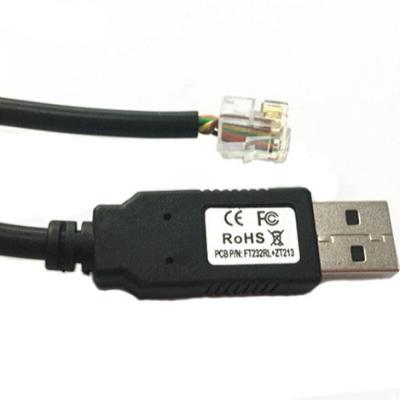 China Kenwood USB to RJ12 6P6C Programming Cable for Kenwood Radios for sale