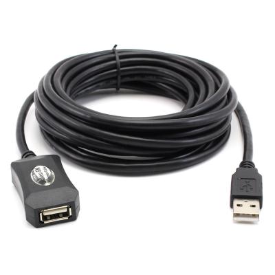 China Computer Usb 2.0 High Speed ​​Repeater Active Extension Cable 5m With Signal Amplifier Chipset for sale