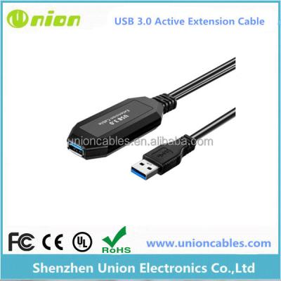 China COMPUTER USB 3.0 SuperSpeed ​​Active Extension Repeater Cable Type A Male To Female 16ft 5M for sale