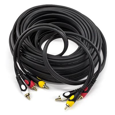 China Multimedia 3RCA to Audio Cable 3RCA Male to Male AV Cable Video Cable 1.8M 3M 5M 10m 15M 20m 30m for sale